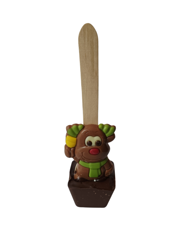 Chocolade lepel Puur - Rendier Chocolade lepel Puur - Rendier
