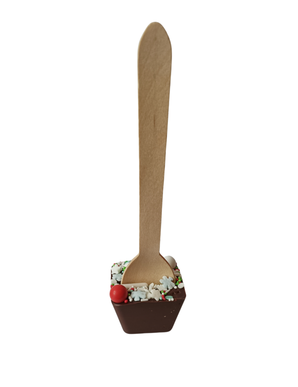 Chocolade lepel Puur - Kerst Chocolade lepel Puur - Kerst