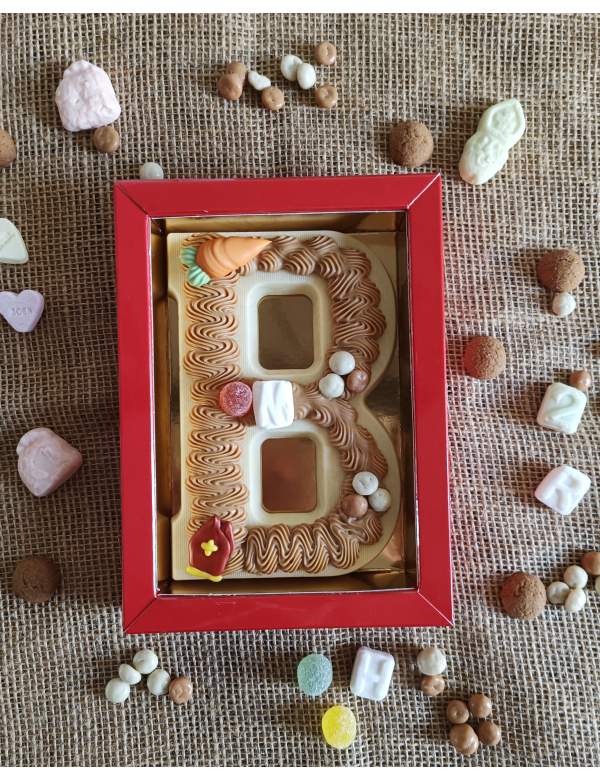 Chocolade letter B