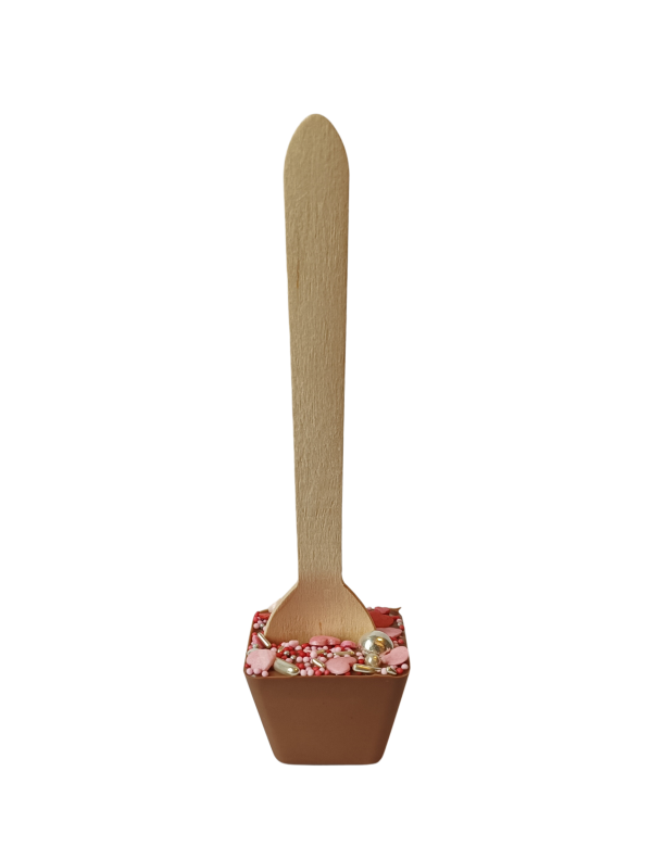 Chocolade lepel Melk - Valentijn Chocolade lepel Melk - Valentijn