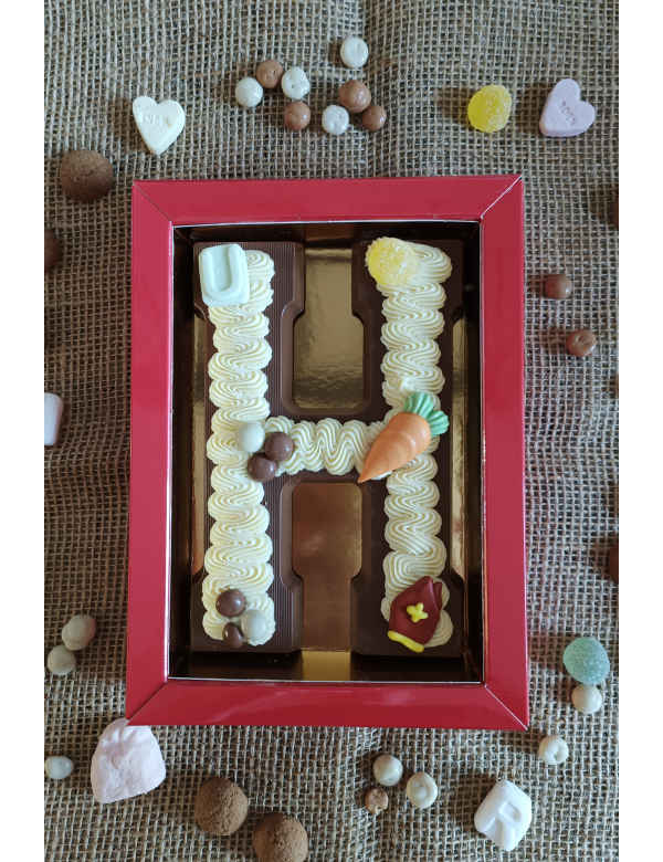 Chocolade letter H