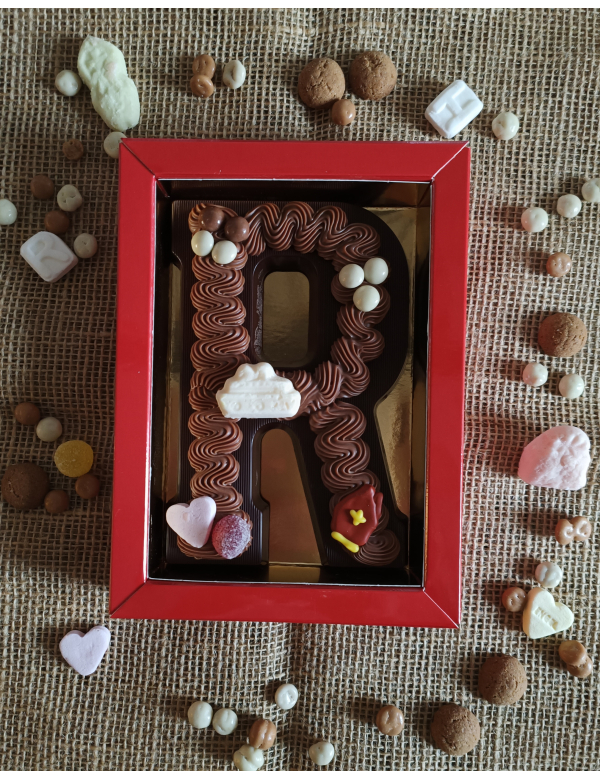 Chocolade letter R