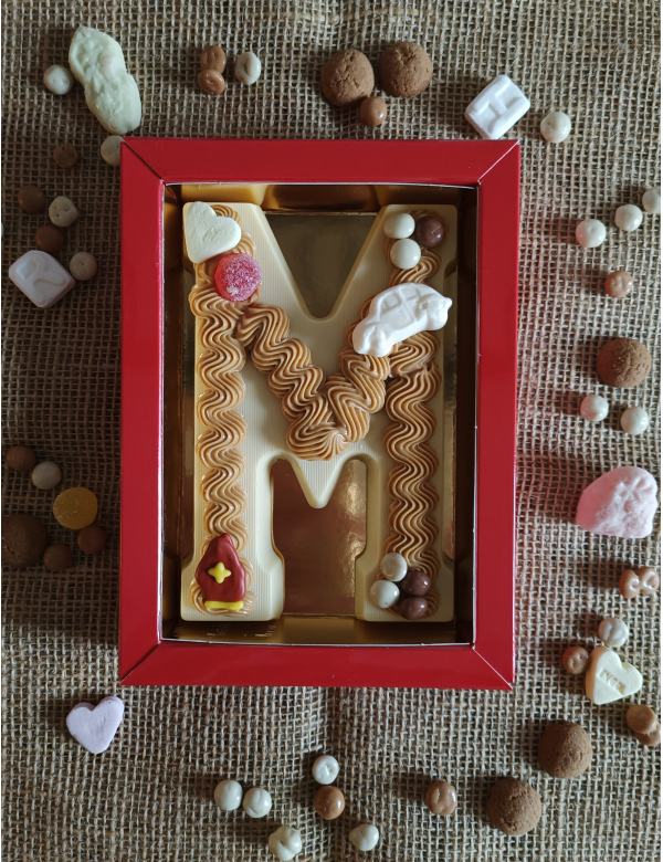 Chocolade letter M 
