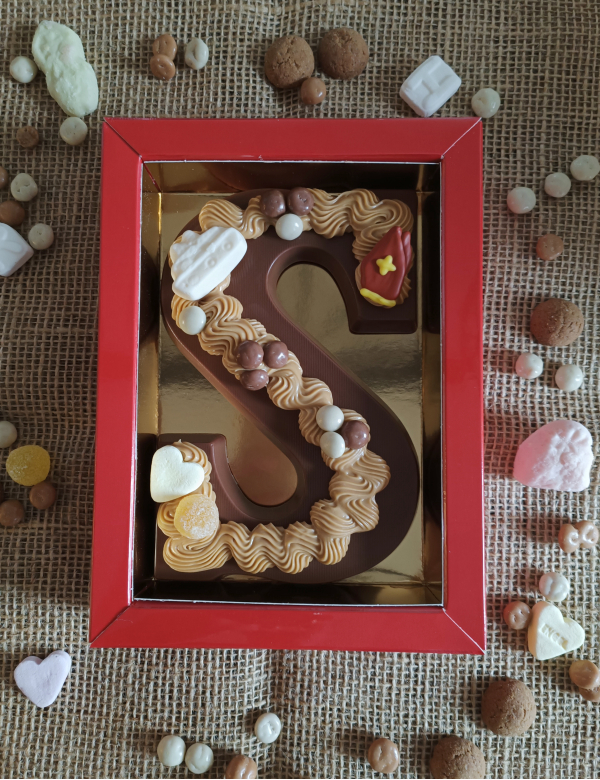 Chocolade letter S 