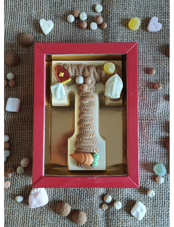 Chocolade letter T