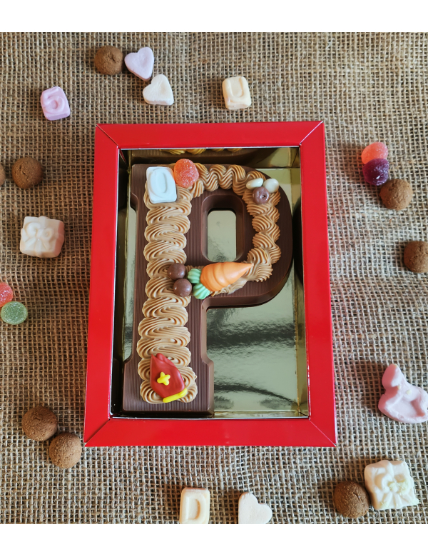 Chocolade letter P