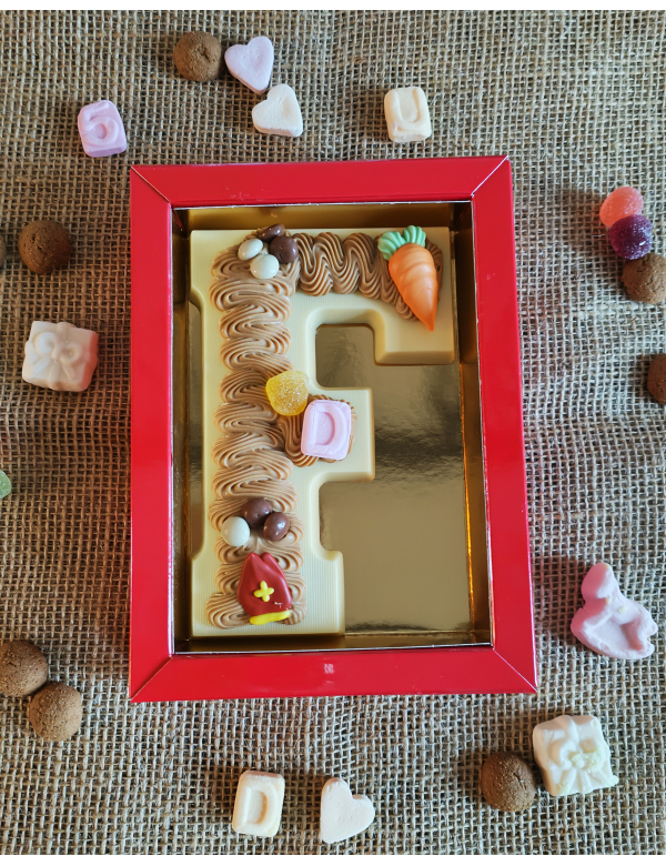 Chocolade letter F