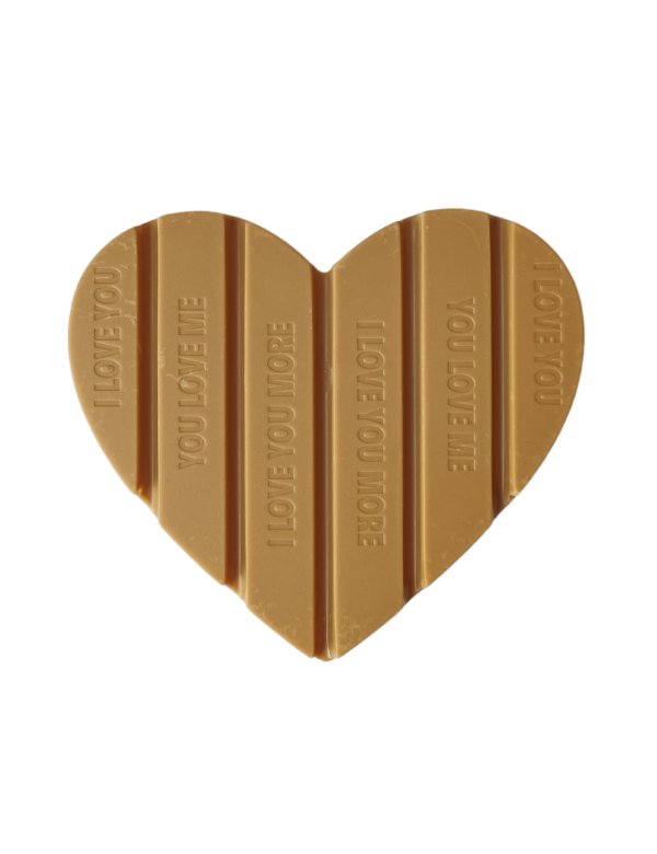 Chocolade hart Gold 